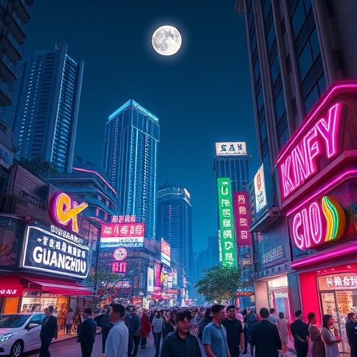 广州QT场外景夜景