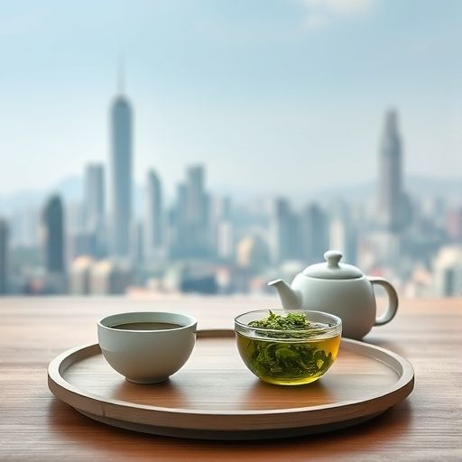 高端茶叶与深圳城市风貌