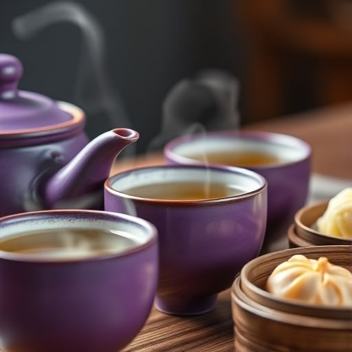 紫砂壶与广式茶点