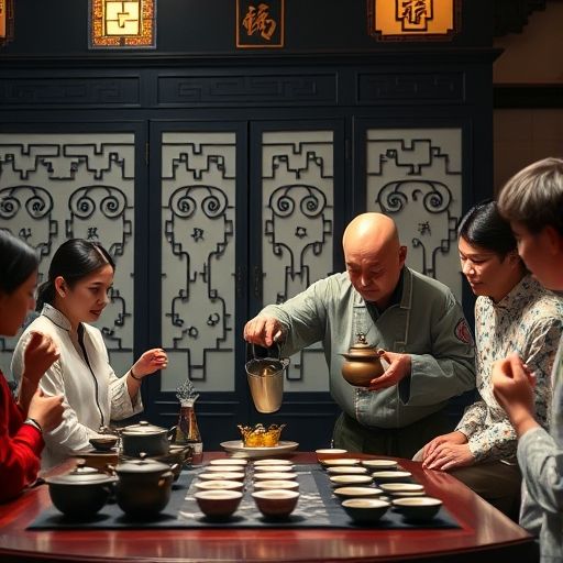 茗香阁茶艺表演