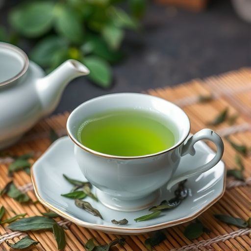 高端茶具与绿茶