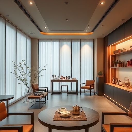 深圳高端工作室喝茶室内设计