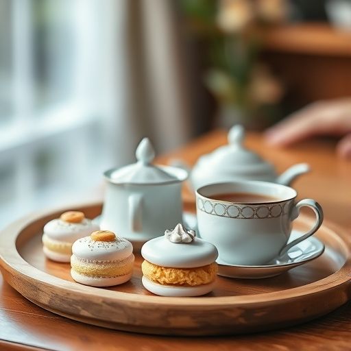 茶点与茶杯搭配