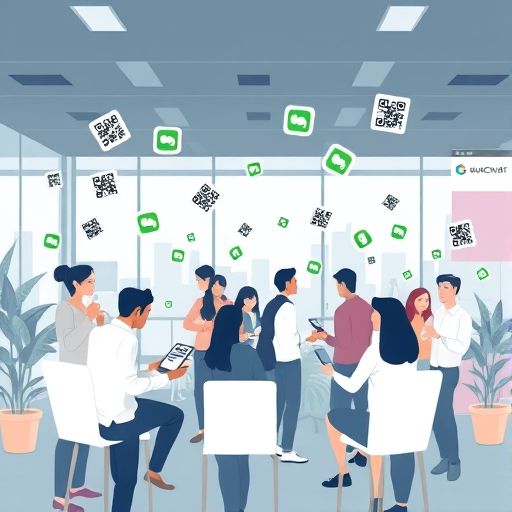 广州大圈WX商务社交场景插图