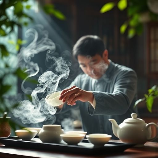 茶艺师冲泡高端嫩茶