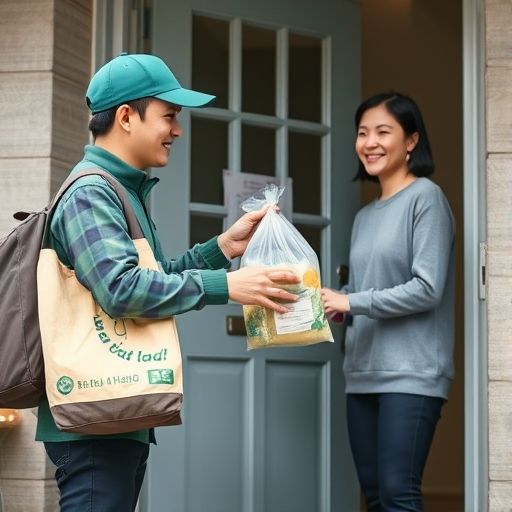新茶外卖配送场景