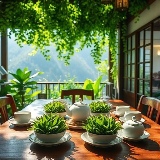 山泉茶肆窗景
