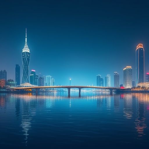 广州大圈WX珠江夜景与微信连接插图