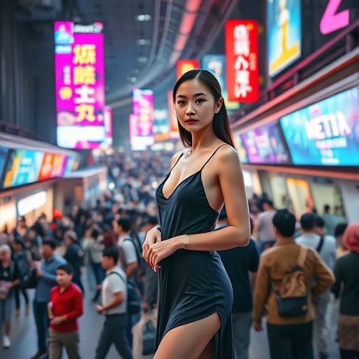 中圈地铁站的活力瞬间