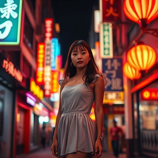 广州中圈夜景,充满生活气息