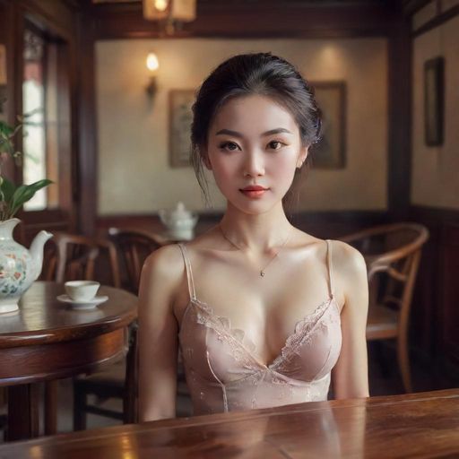 温馨的龙岗茶室一角