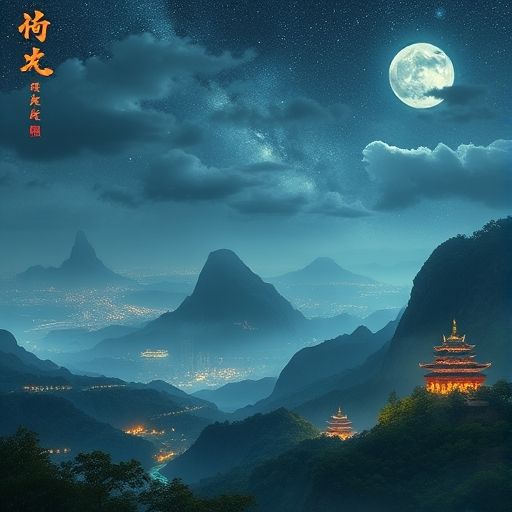 天河酒吧街夜景灯光璀璨