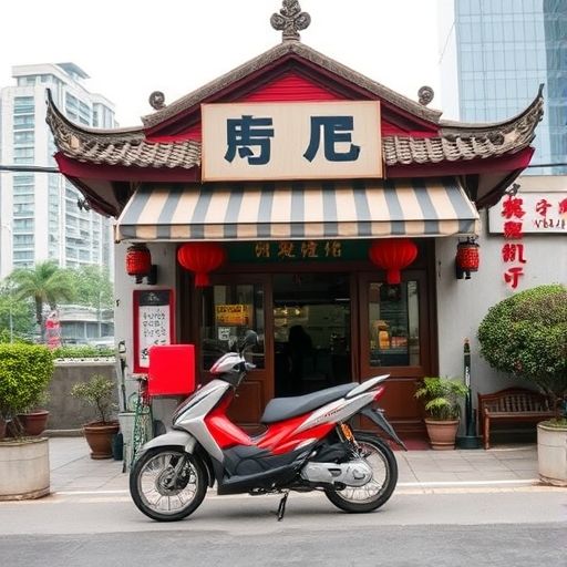 外卖配送与茶肆