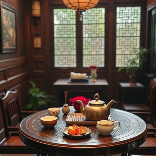 广州传统茶肆内部