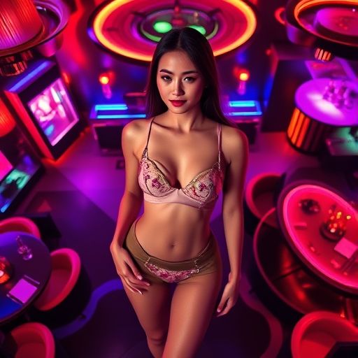 北京夜场会所豪华大厅实景