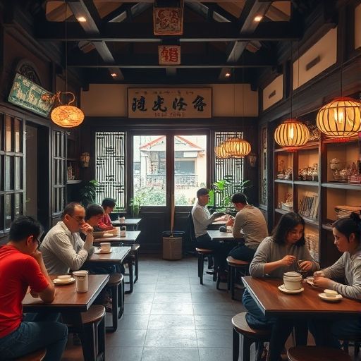 天河区茶肆氛围