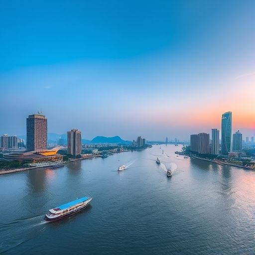 海珠区珠江夜景