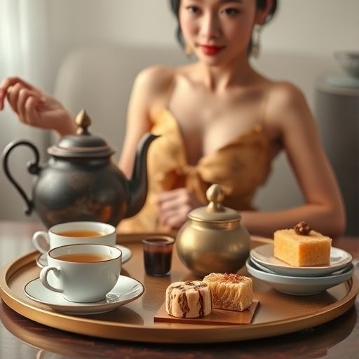 精致茶点诱人呈现