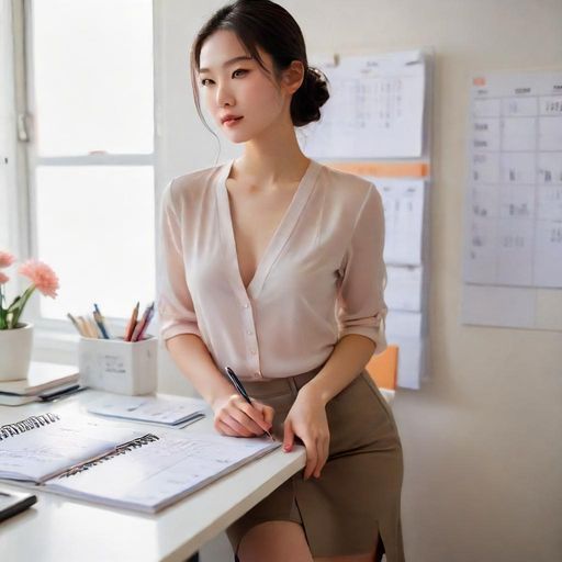 一本打开的日历本上用笔圈出了预约品茶的日期和时间