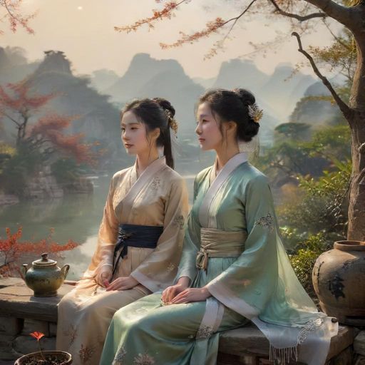 荔枝湾茶肆的古朴建筑外观