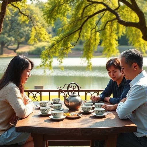 广州公园品茶会