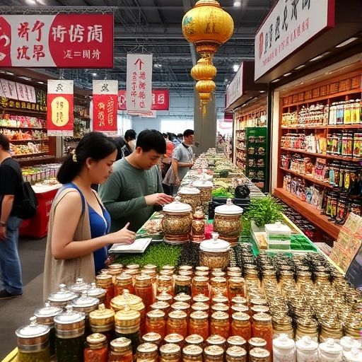 广州茶博会现场