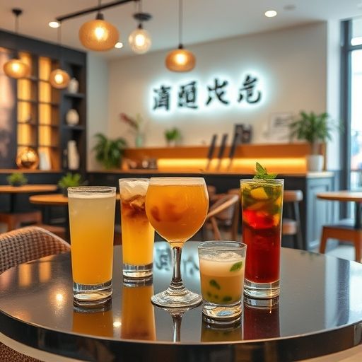 广州现代茶肆创意茶饮