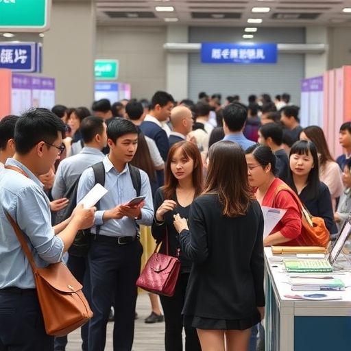 深圳福田区招聘会现场