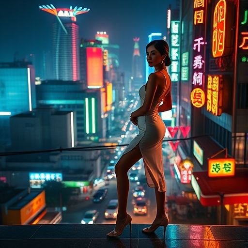 龙华98场夜景的迷人外观