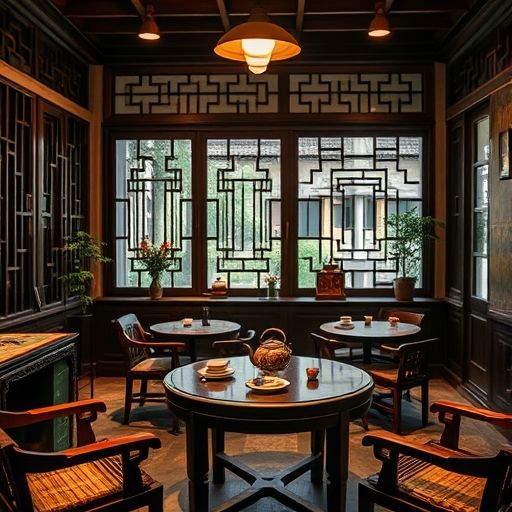 广州天河喝茶工作室内部环境