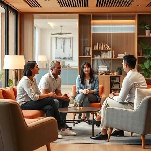 社交场合分享信息