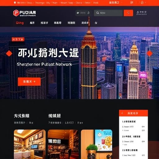 深圳蒲典网界面