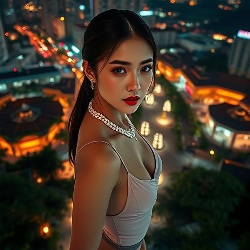 广州夜色迷人夜场场景