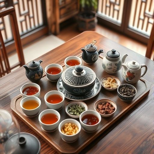 南山品茶工作室茶具与茶点