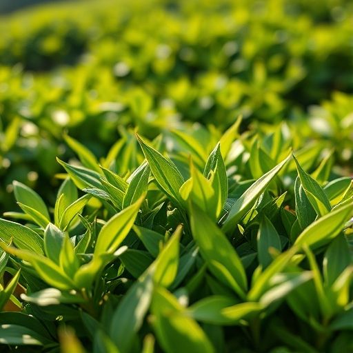 广州附近茶园嫩茶采摘