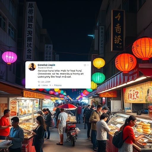 佛山南海夜市与论坛互动