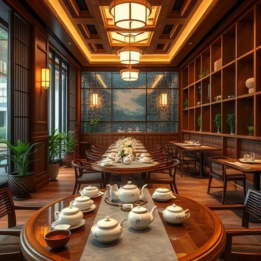 深圳高端茶肆内部