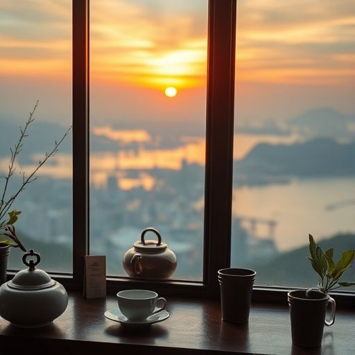 南山品茶工作室窗边品茶