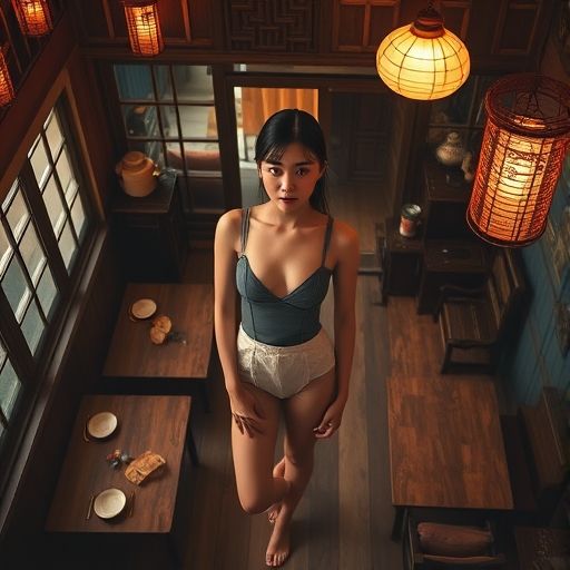 茶肆内部温馨氛围