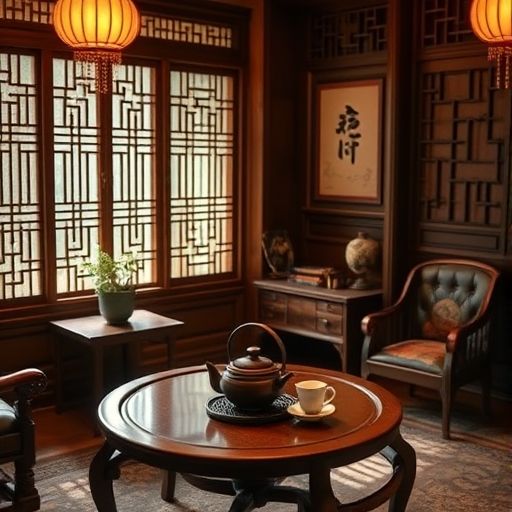 静心茶肆内部环境