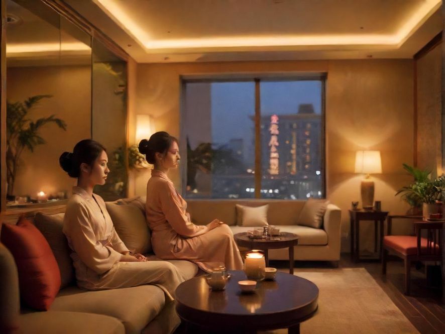 深圳茶室休闲场景优雅氛围