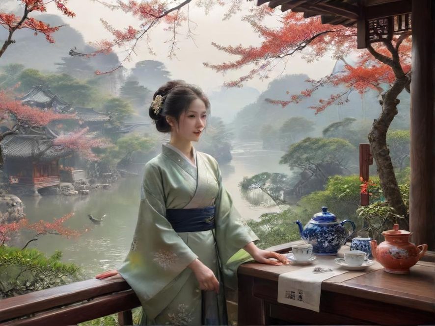 广州隐藏茶社唯美环境展示