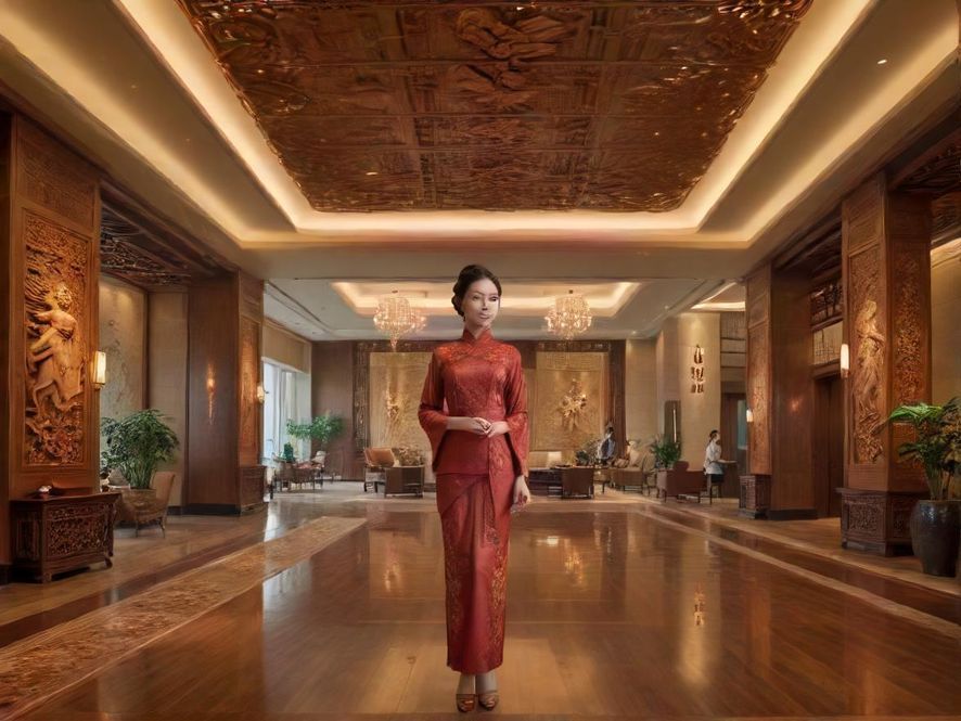 广州百花丛大堂,奢华典雅