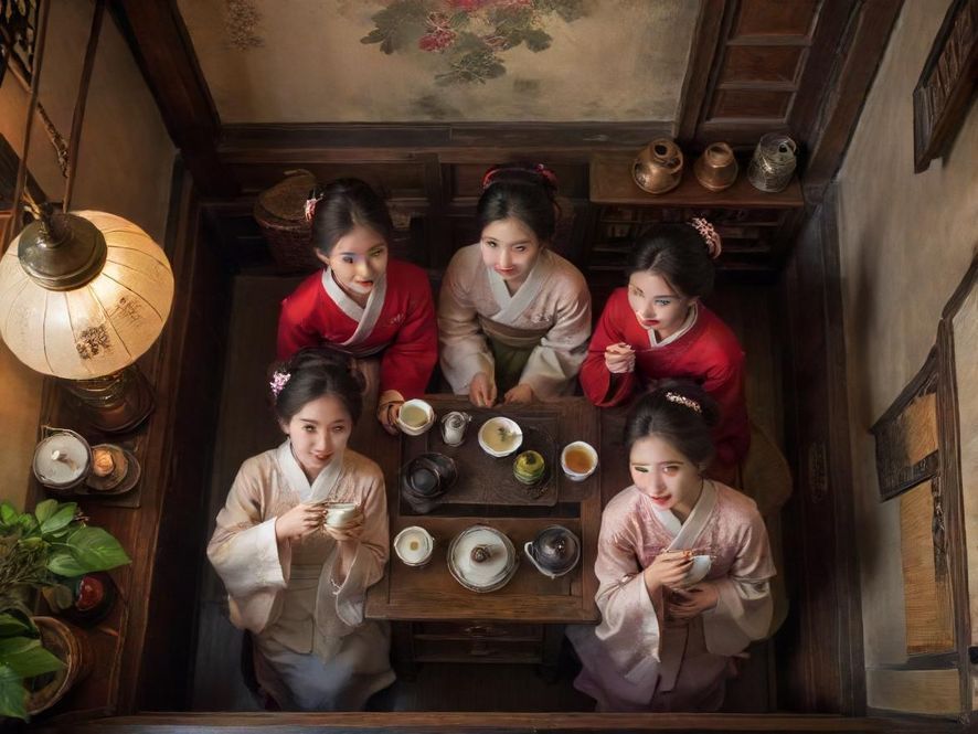 中山茶室温馨环境实拍