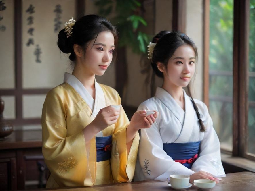 广州隐藏茶社内部场景