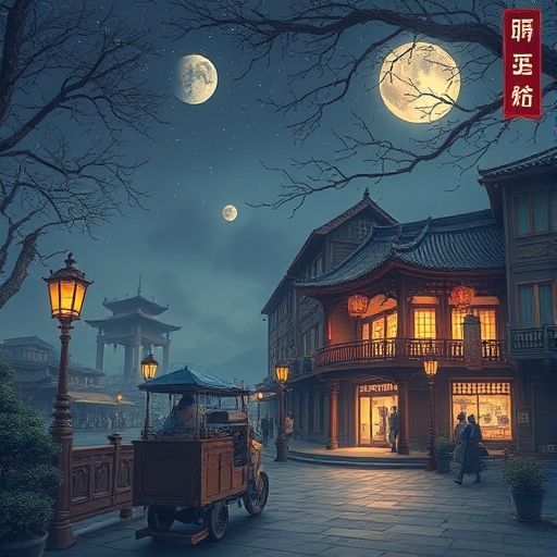 广州茶社会所夜晚氛围