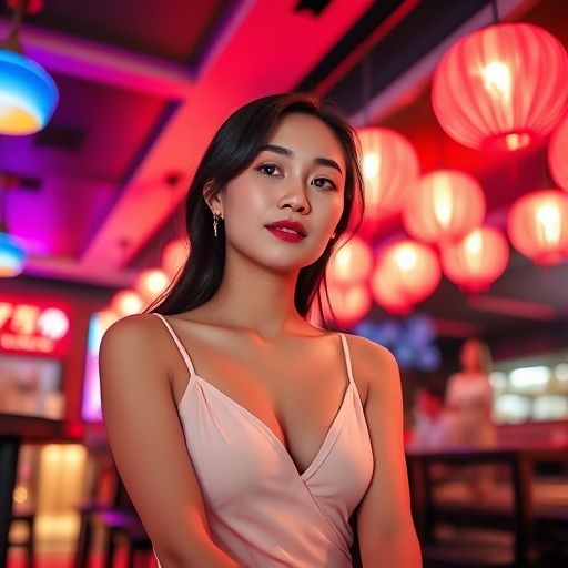 深圳夜场会所内部灯光时尚