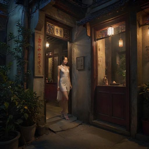 广州街头一处不起眼的茶馆入口