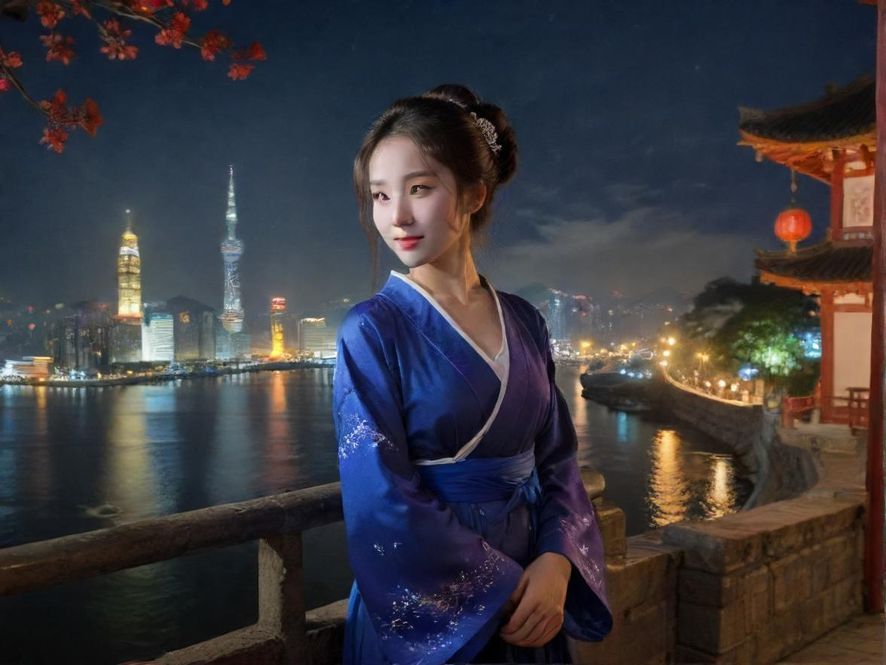 夜晚城市中一扇看似普通的门，带有一丝神秘感