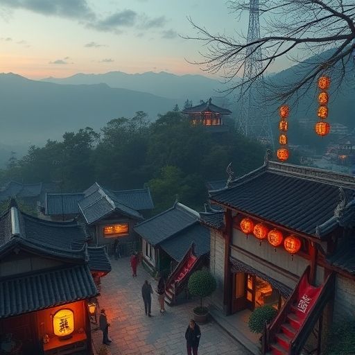 广州某夜场休闲走廊示意图